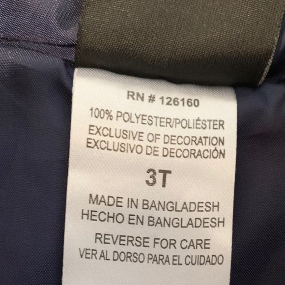 Boys Rock Navy Puffer Vest Size 3T - Picture 15 of 16